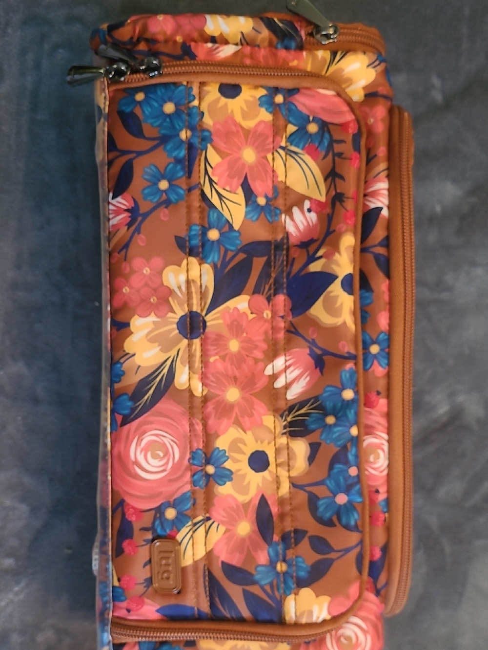 LUG Floral Cosmetic Case, Watercolor Floral